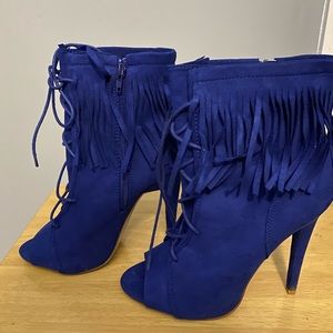 Blue heels